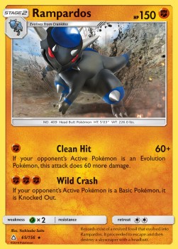 Rampardos⁣ - Ultra Prism⁣ (Holo Rare)⁣ [65]