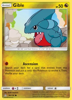 Gible⁣ - Ultra Prism⁣ (Common)⁣ [96]