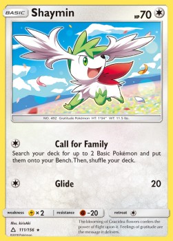 Shaymin⁣ - Ultra Prism⁣ (Rare)⁣ [111]