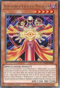 Illusionist Faceless Magician⁣ - Legendary Duelists: Ancient Millennium⁣ (Rare)⁣ [002]