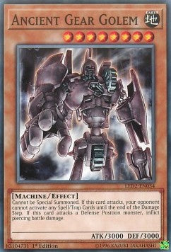 Ancient Gear Golem⁣ - Legendary Duelists: Ancient Millennium⁣ (Common)⁣ [034]