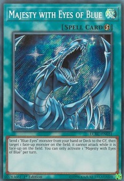 Majesty with Eyes of Blue⁣ - Legendary Collection Kaiba Mega Pack⁣ (Secret Rare)⁣ [031]