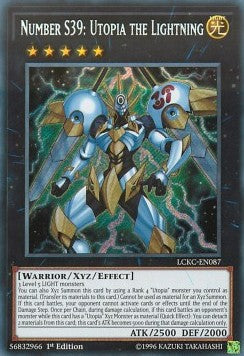 Number S39: Utopia the Lightning⁣ - Legendary Collection Kaiba Mega Pack⁣ (Secret Rare)⁣ [087]