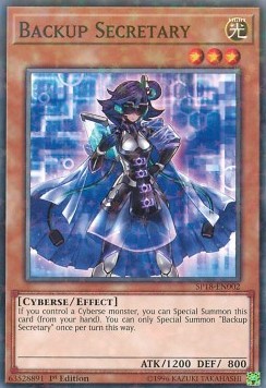 Backup Secretary (V.2 - Starfoil Rare) - Star Pack VRAINS (Starfoil Rare) [SP18-002]