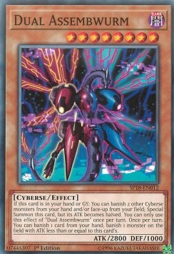 Dual Assembwurm (V.1 - Common)⁣ - Star Pack VRAINS⁣ (Common)⁣ [012]