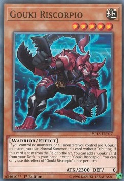 Gouki Riscorpio (V.1 - Common) - Star Pack VRAINS (Common) [SP18-017]