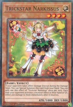 Trickstar Narkissus (V.2 - Starfoil Rare)⁣ - Star Pack VRAINS⁣ (Starfoil Rare)⁣ [023]