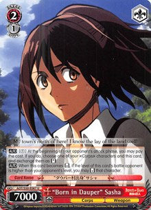 "Born in Dauper" Sasha - Attack on Titan: Vol.2 (Uncommon) [AOT/S50-067]