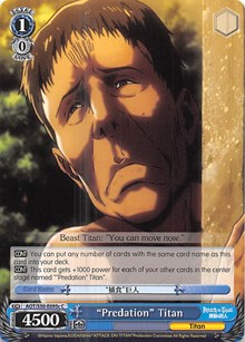 "Predation" Titan (V.3 - Common) - Attack on Titan: Vol.2 (Common) [AOT/S50-095c]