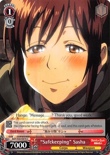 "Safekeeping" Sasha - Attack on Titan: Vol.2 (Common) [AOT/S50-076]
