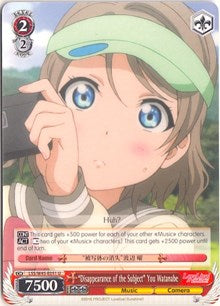 "Disappearance of the Subject" You Watanabe⁣ - Love Live! Sunshine!!⁣ (Uncommon)⁣ [051]