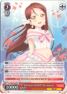 "Koini Naritai AQUARIUM" Riko Sakurauchi (V.1 - Rare)⁣ - Love Live! Sunshine!!⁣ (Rare)⁣ [042]