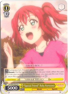 "Special Friend" Ruby Kurosawa⁣ - Love Live! Sunshine!!⁣ (Uncommon)⁣ [015]