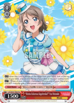 "Kimino Kokorowa Kagaiterukai?" You Watanabe (V.1 - Trial Deck)⁣ - Love Live! Sunshine!!⁣ (Trial Deck)⁣ [T08]