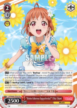 "Kimino Kokorowa Kagayaiterukai?" Chika Takami (V.1 - Trial Deck)⁣ - Love Live! Sunshine!!⁣ (Trial Deck)⁣ [T10]