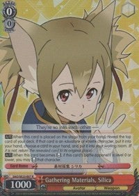 Gathering Materials, Silica (V.1 - Rare)⁣ - Sword Art Online II⁣ (Rare)⁣ [007]