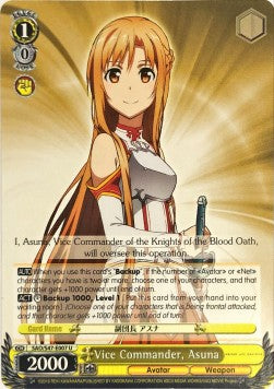 Vice Commander, Asuna⁣ - Sword Art Online: Re:Edit⁣ (Uncommon)⁣ [007]