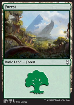 Forest (V.2) - Dominaria (Land) [DOM-267]