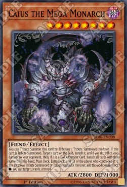 Caius the Mega Monarch⁣ - Structure Deck: Lair of Darkness⁣ (Common)⁣ [008]