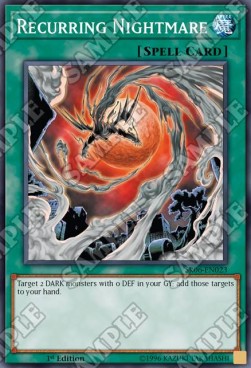 Recurring Nightmare⁣ - Structure Deck: Lair of Darkness⁣ (Common)⁣ [023]