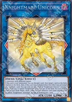 Knightmare Unicorn⁣ - Flames of Destruction⁣ (Secret Rare)⁣ [047]