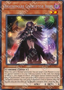 Knightmare Corruptor Iblee⁣ - Flames of Destruction⁣ (Secret Rare)⁣ [017]