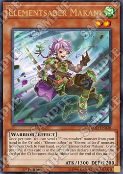 Elementsaber Makani - Flames of Destruction (Ultra Rare) [FLOD-020]
