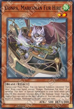 Donpa, Marksman Fur Hire⁣ - Dark Saviors⁣ (Super Rare)⁣ [014]