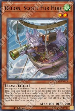 Recon, Scout Fur Hire⁣ - Dark Saviors⁣ (Super Rare)⁣ [015]