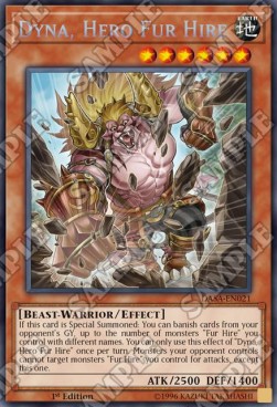 Dyna, Hero Fur Hire⁣ - Dark Saviors⁣ (Secret Rare)⁣ [021]