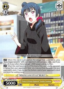 "Today's Ultimate Ragnarok" Yoshiko Tsushima (V.1 - Uncommon)⁣ - Love Live! Sunshine!! (Extra Booster)⁣ (Uncommon)⁣ [011]