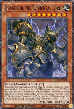 Grandsoil the Elemental Lord⁣ - Flames of Destruction⁣ (Super Rare)⁣ [SE1]