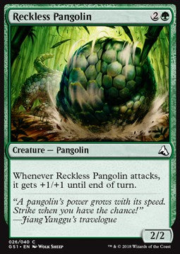 Reckless Pangolin - Global Series Jiang Yanggu & Mu Yanling (Common) [GS1-026]
