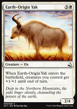Earth-Origin Yak - Global Series Jiang Yanggu & Mu Yanling (Common) [GS1-9]