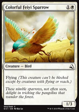 Colorful Feiyi Sparrow - Global Series Jiang Yanggu & Mu Yanling (Common) [GS1-2]