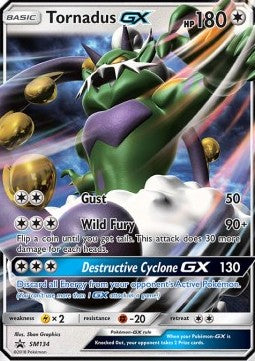Tornadus GX⁣ - SM Black Star Promos⁣ (Promo)⁣ [134]