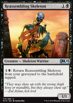 Reassembling Skeleton - Core 2019 (Uncommon) [M19-116]
