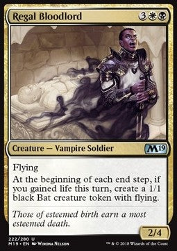 Regal Bloodlord - Core 2019 (Uncommon) [M19-222]