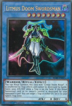 Litmus Doom Swordsman⁣ - Battles of Legend: Relentless Revenge⁣ (Ultra Rare)⁣ [013]