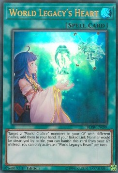 World Legacy's Heart⁣ - Battles of Legend: Relentless Revenge⁣ (Ultra Rare)⁣ [099]
