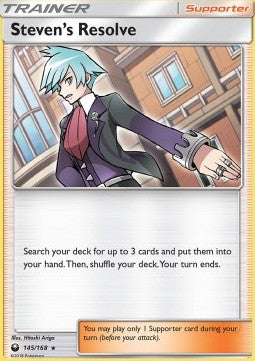 Steven's Resolve - Celestial Storm (Holo Rare) [CES-145]