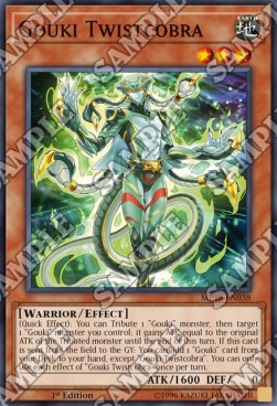 Gouki Twistcobra⁣ - 2018 Mega-Tin Mega Pack⁣ (Super Rare)⁣ [038]