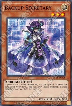 Backup Secretary⁣ - Starter Deck: Codebreaker⁣ (Common)⁣ [008]