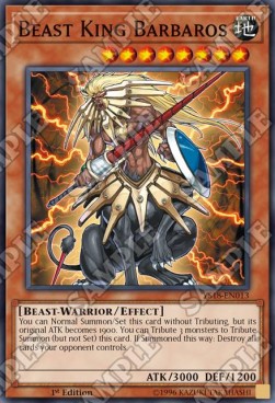 Beast King Barbaros⁣ - Starter Deck: Codebreaker⁣ (Common)⁣ [013]