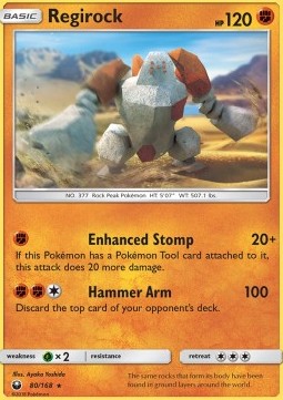 Regirock - Celestial Storm (Rare) [CES-80]