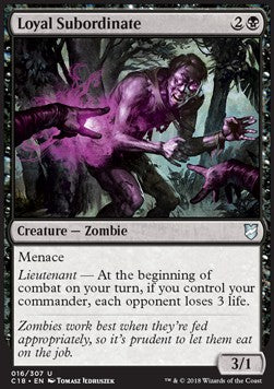 Loyal Subordinate - Commander 2018 (Uncommon) [C18-16]