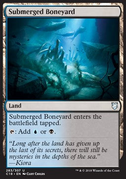Submerged Boneyard - Commander 2018 (Uncommon) [C18-283]