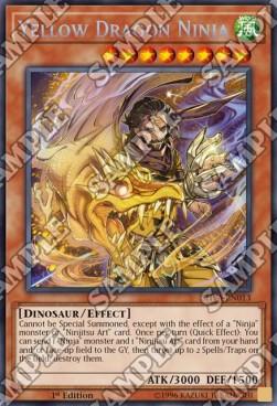 Yellow Dragon Ninja⁣ - Shadows in Valhalla⁣ (Secret Rare)⁣ [013]