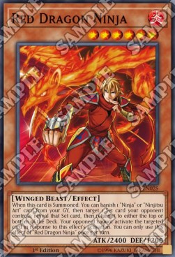 Red Dragon Ninja⁣ - Shadows in Valhalla⁣ (Super Rare)⁣ [025]