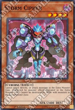 Storm Cipher - Structure Deck: Powercode Link (Common) [SDPL-007]